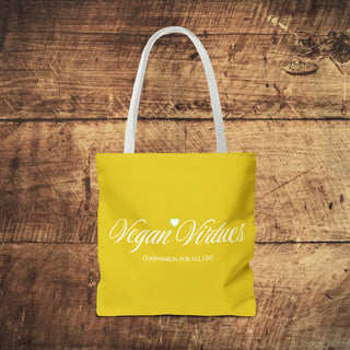 Vegan Virtues Tote Bag Printify