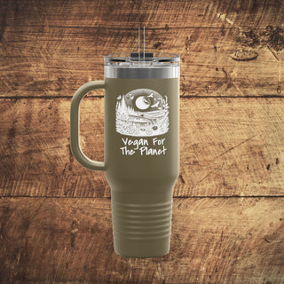 Vegan For The Planet Insulated Travel Mug, 40oz