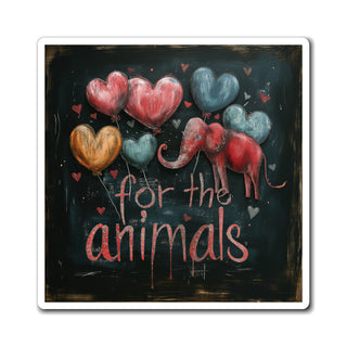 For The Animals Magnet Printify