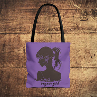 Vegan Girl Tote Bag Printify