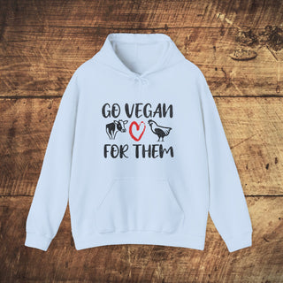 Go Vegan Heavy Blend™ Hooded Sweatshirt Printify