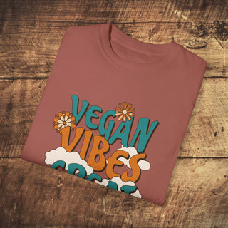 Vegan Vibes Garment-Dyed T-shirt Printify