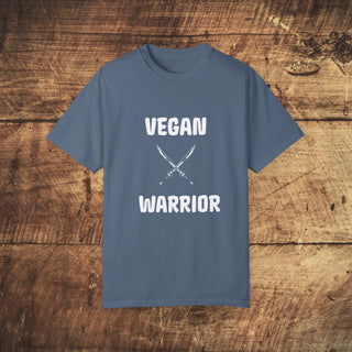 Vegan Warrior Garment-Dyed T-shirt Printify