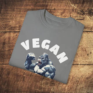 Vegan Gains Garment-Dyed T-shirt Printify