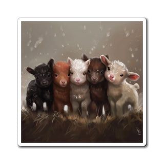 Baby Sheep Magnet Printify