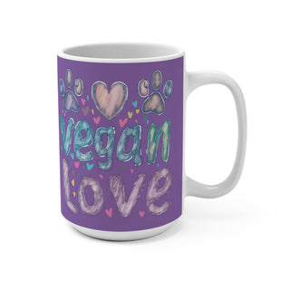 Vegan Love Coffee Mug 15oz