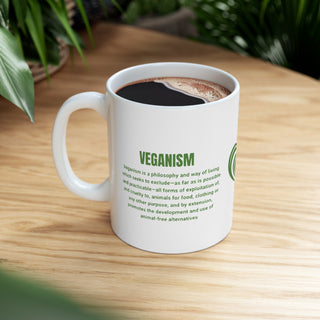 Veganism Coffee Mug, 11oz Printify