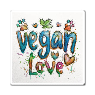 Vegan Love Magnet Printify