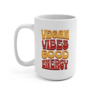 Vegan Vibes Mug 15oz Printify