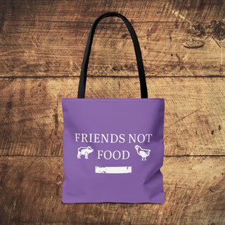 Friends Not Food Tote Bag Printify