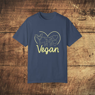 Vegan Garment-Dyed T-shirt Printify