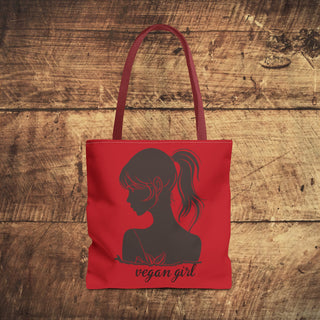 Vegan Girl Tote Bag Printify