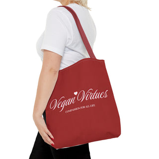 Vegan Virtues Tote Bag Printify