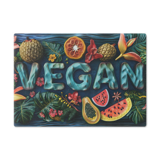 Vegan Tempered Glass Cutting Board Printify