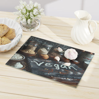 Vegan Tempered Glass Cutting Board Printify