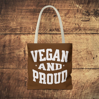 Vegan And Proud Tote Bag Printify