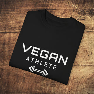 Vegan Athlete Garment-Dyed T-shirt Printify