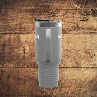 Vegan Heart Insulated Travel Mug, 40oz