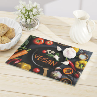 Vegan Tempered Glass Cutting Board Printify