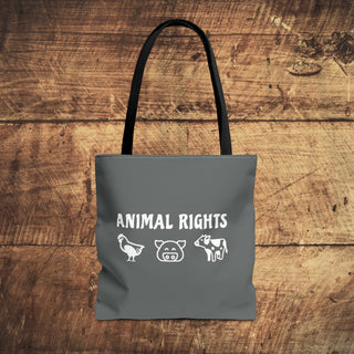 Animal Rights Tote Bag Printify