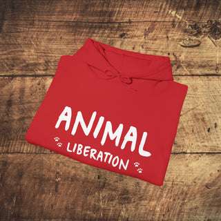 Animal Liberation Heavy Blend™ Hooded Sweatshirt Printify