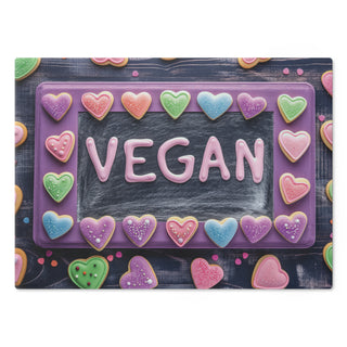 Vegan Tempered Glass Cutting Board Printify