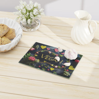 Vegan Tempered Glass Cutting Board Printify