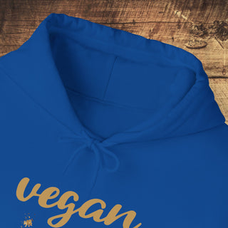 Vegan Girl Heavy Blend™ Hooded Sweatshirt Printify