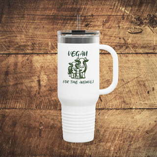 Vegan For The Animals Insulated Travel Mug, 40oz