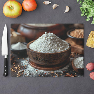 Vegan Tempered Glass Cutting Board Printify