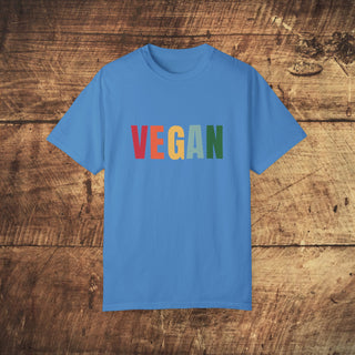 Vegan Garment-Dyed T-shirt Printify