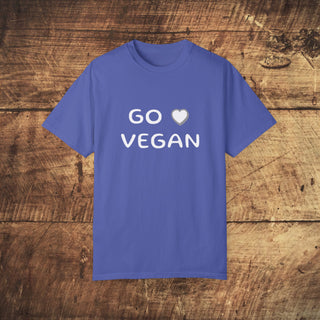 Go Vegan Garment-Dyed T-shirt Printify