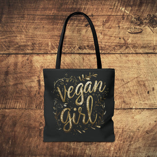 Vegan Girl Tote Bag Printify