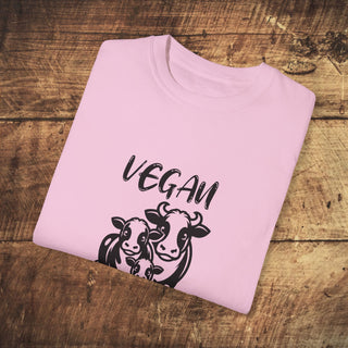 Vegan For The Animals Unisex Garment-Dyed T-shirt