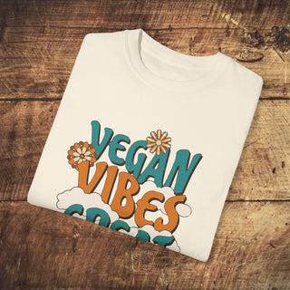 Vegan Vibes Garment-Dyed T-shirt Printify