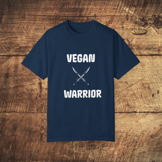 Vegan Warrior Garment-Dyed T-shirt Printify