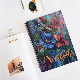 Vegan Spiral Notebook - Ruled Line Printify