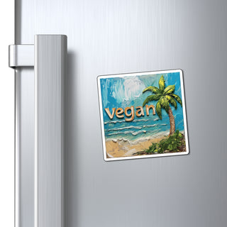 Vegan Tropical Magnet Printify