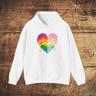 Vegan Love Heavy Blend™ Hooded Sweatshirt Printify