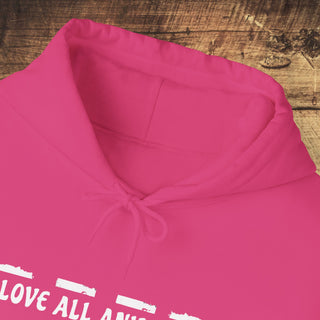 Love All Animals Heavy Blend™ Hooded Sweatshirt Printify