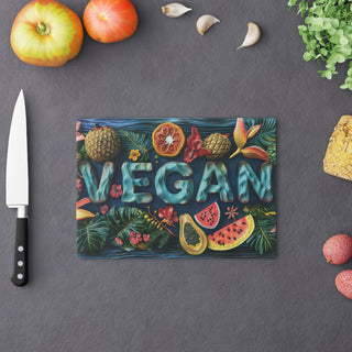 Vegan Tempered Glass Cutting Board Printify