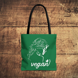 Vegan Girl Tote Bag Printify