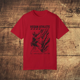 Vegan Athlete Garment-Dyed T-shirt Printify