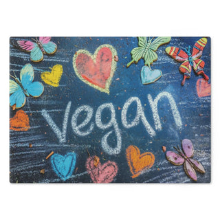 Vegan Tempered Glass Cutting Board Printify