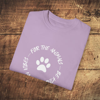 For The Animals Garment-Dyed T-shirt Printify