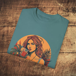 Vegan Girl Garment-Dyed T-shirt Printify