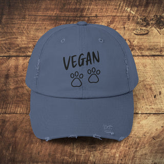 Vegan Paws Distressed Cap