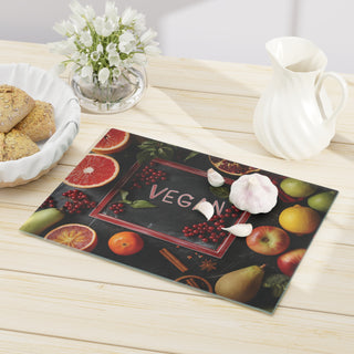 Vegan Tempered Glass Cutting Board Printify