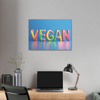 Vegan Classic Stretched Canvas Printify