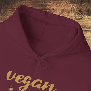 Vegan Girl Heavy Blend™ Hooded Sweatshirt Printify